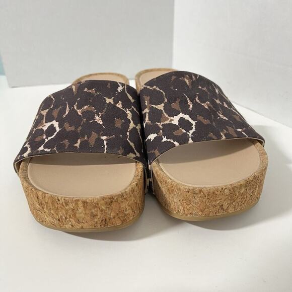 Veronica Beard | Shoes | Veronica Beard Etta Knotted Leopard  Veronica Beard Dresdyn Platform Slide Women\'s 10 Leopard Print Cork Sandals